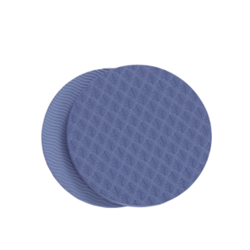 Non-Slip Round Yoga Knee Pad Cushions (Set of 2) 2pcs-tpe-dark-blue by HitMyNeed