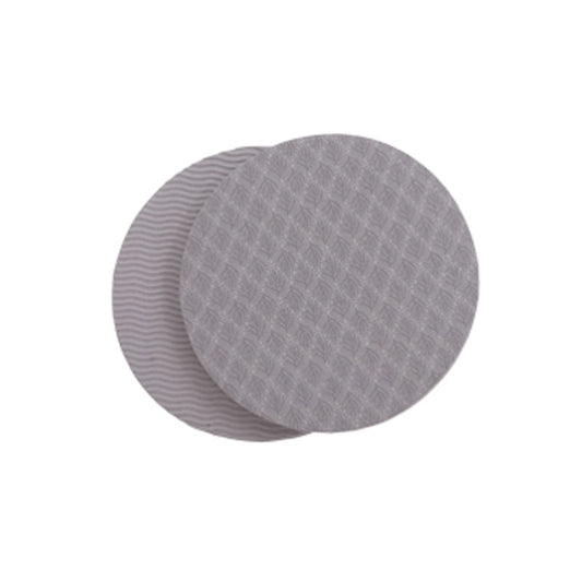 Non-Slip Round Yoga Knee Pad Cushions (Set of 2) 2pcs-tpe-grey by HitMyNeed