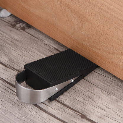 Non-Slip Rubber Door Wedge Stopper with Loop Handle by HitMyNeed