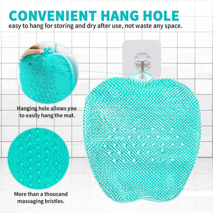 Non Slip Shower Foot Scrubber with Suction Cups by HitMyNeed