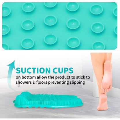 Non Slip Shower Foot Scrubber with Suction Cups by HitMyNeed