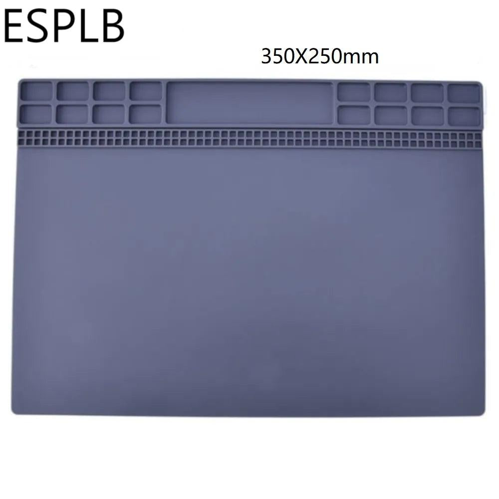 Non-Slip Silicone Art Mat with Paint Compartments by HitMyNeed