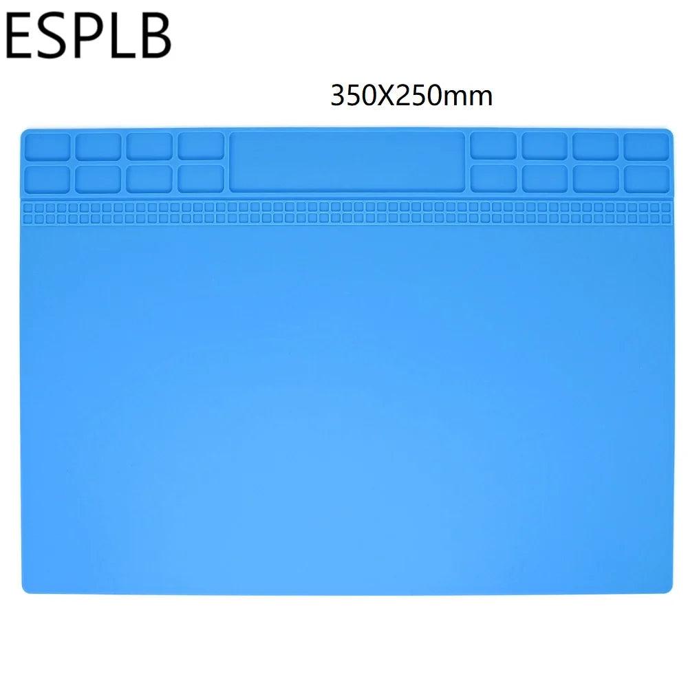 Non-Slip Silicone Art Mat with Paint Compartments by HitMyNeed