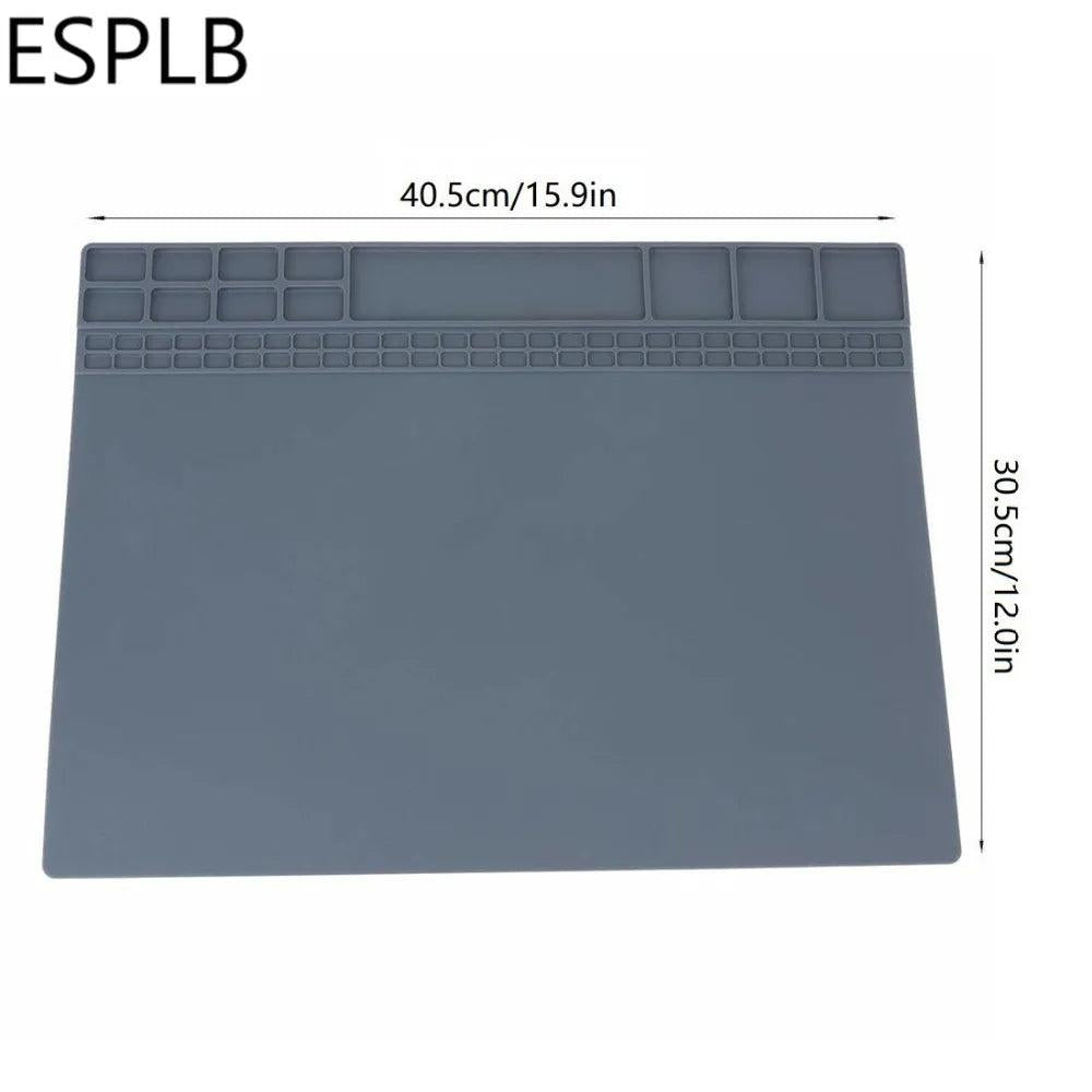 Non-Slip Silicone Art Mat with Paint Compartments by HitMyNeed