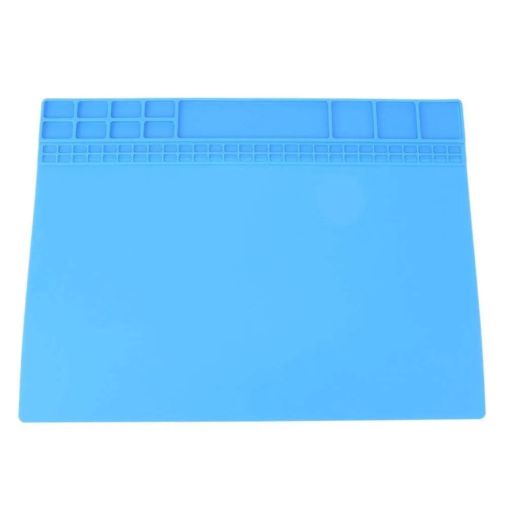Non-Slip Silicone Art Mat with Paint Compartments Large: 40.5 x 30.5 cm by HitMyNeed
