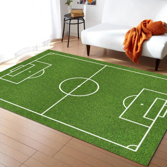 Non Slip Soccer Field Carpet Rug for Kids & Fans 40x60cm-16x24inch by HitMyNeed