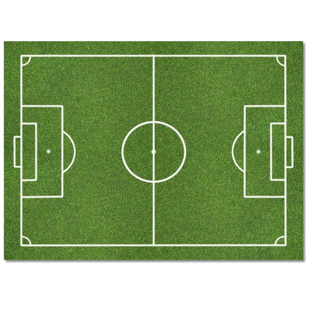 Non Slip Soccer Field Carpet Rug for Kids & Fans by HitMyNeed