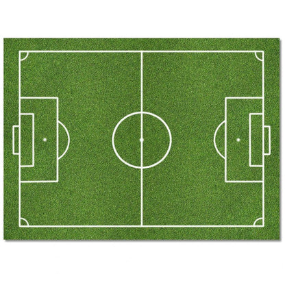 Non Slip Soccer Field Carpet Rug for Kids & Fans by HitMyNeed