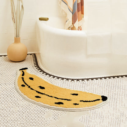 Non Slip Soft Banana Rug for Bathroom & Home by HitMyNeed