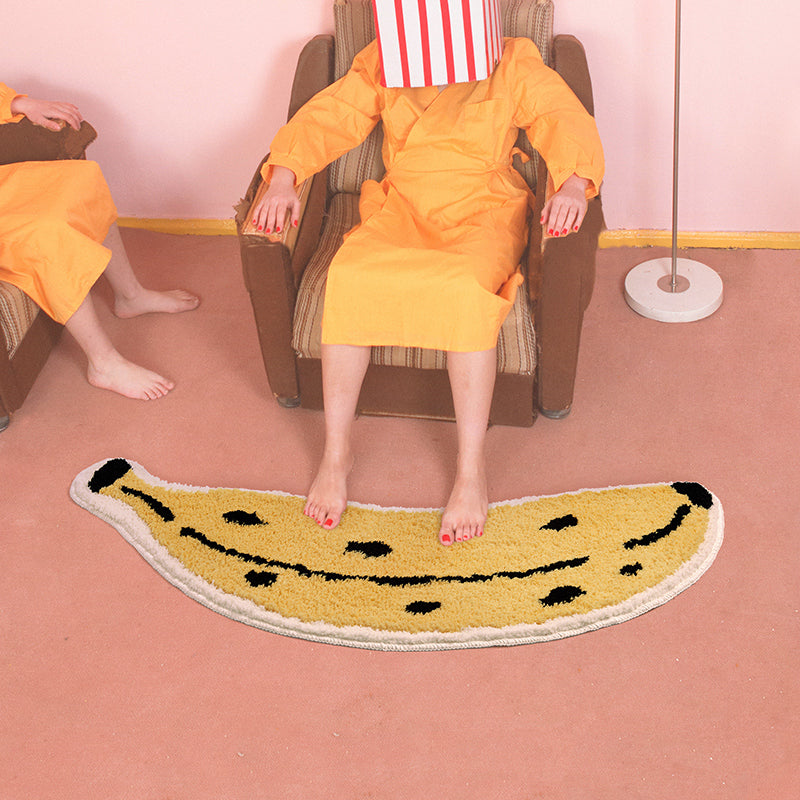 Non Slip Soft Banana Rug for Bathroom & Home by HitMyNeed