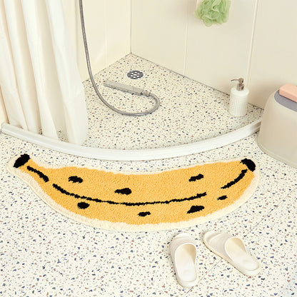 Non Slip Soft Banana Rug for Bathroom & Home by HitMyNeed