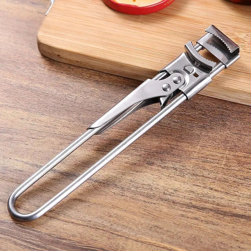 Non-Slip Stainless Steel Adjustable Can & Bottle Opener by HitMyNeed