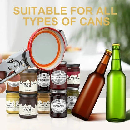 Non-Slip Stainless Steel Adjustable Can & Bottle Opener by HitMyNeed