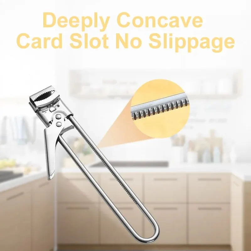 Non-Slip Stainless Steel Adjustable Can & Bottle Opener by HitMyNeed