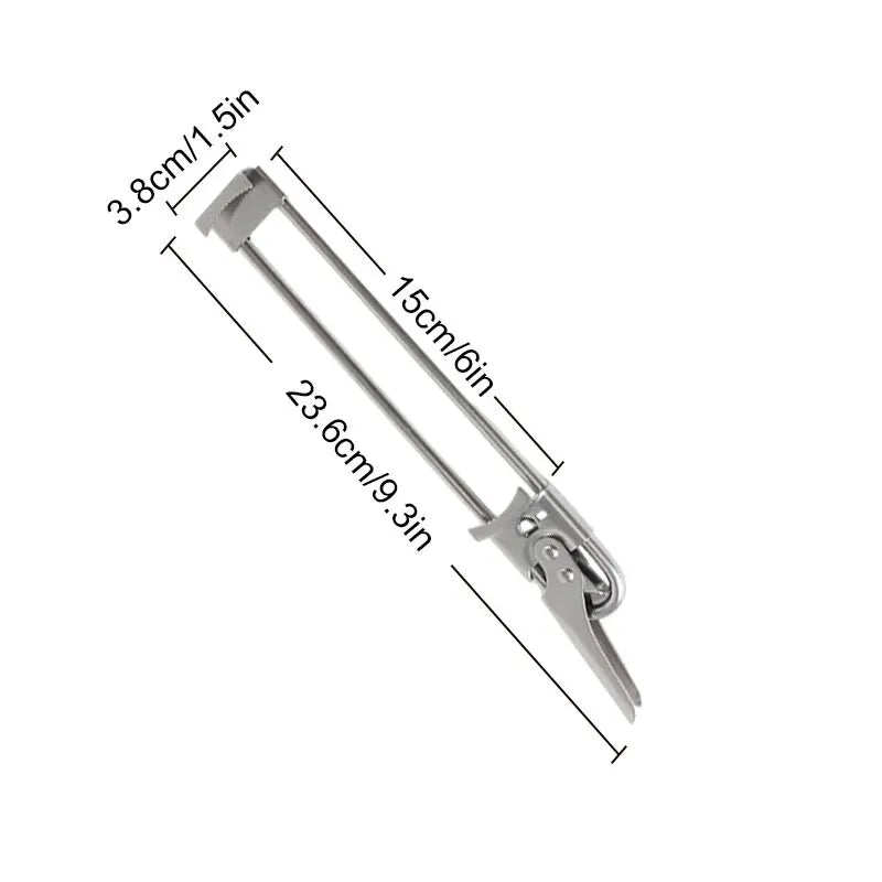 Non-Slip Stainless Steel Adjustable Can & Bottle Opener by HitMyNeed