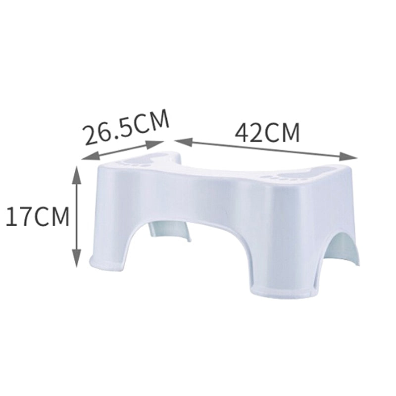 Non-Slip Toilet Step Stool for Adults and Kids by HitMyNeed