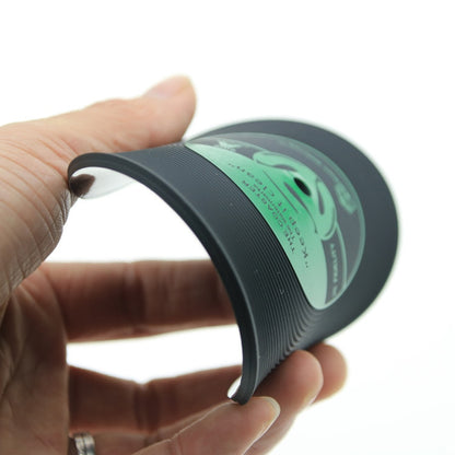 Non-Slip Vinyl Record Drink Coaster 10 cm by HitMyNeed