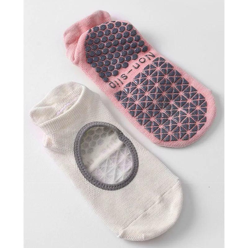 Non-Slip Women's Yoga Socks with Grip Sole by HitMyNeed