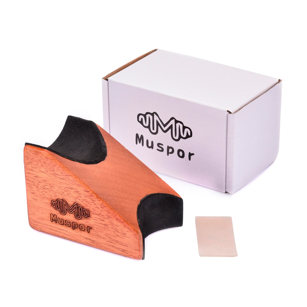 Non Slip Wooden Guitar Neck Rest with Felt Support by HitMyNeed