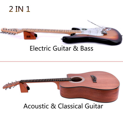 Non Slip Wooden Guitar Neck Rest with Felt Support by HitMyNeed