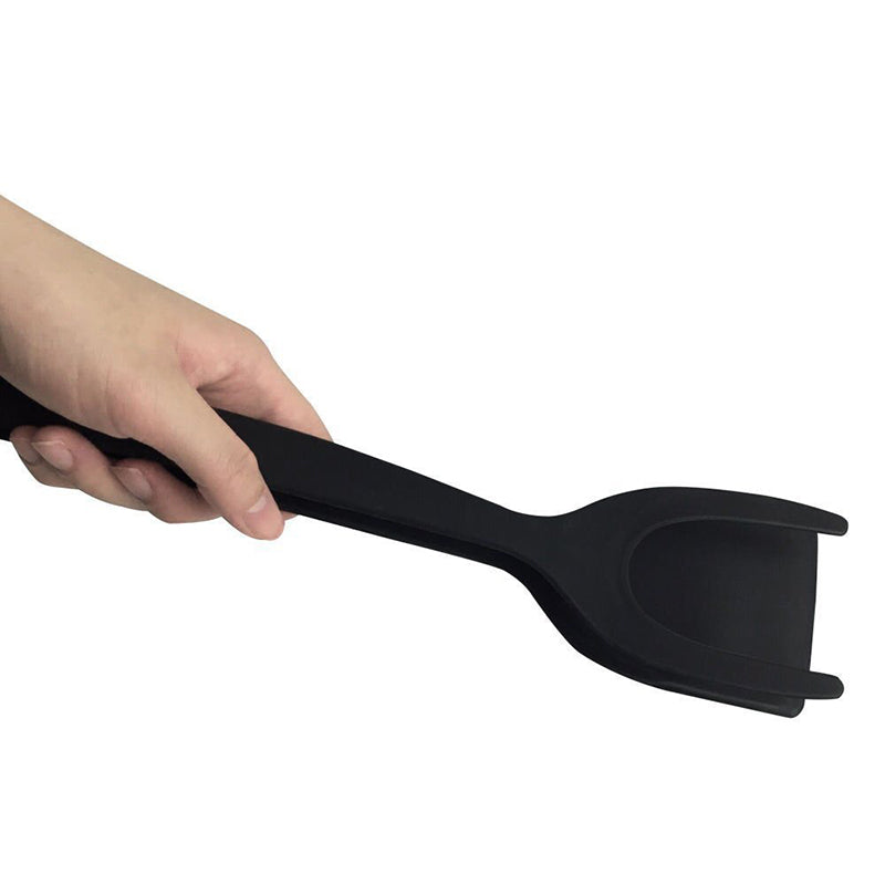 Non-Stick 2-in-1 Pancake Spatula and Cooking Tongs by HitMyNeed