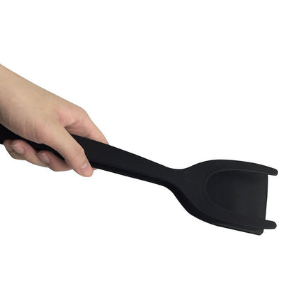 Non-Stick 2-in-1 Pancake Spatula and Cooking Tongs by HitMyNeed