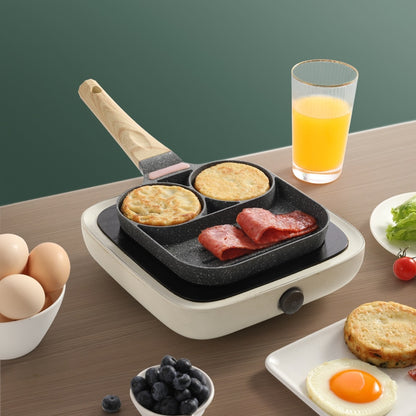 Non Stick 3 Section Divided Frying Pan by HitMyNeed