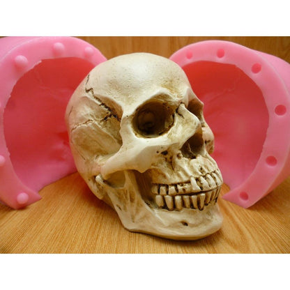 Non-Stick 3D Silicone Skull Mold for Baking & Crafts by HitMyNeed