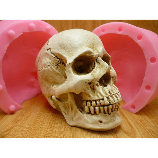 Non-Stick 3D Silicone Skull Mold for Baking & Crafts by HitMyNeed