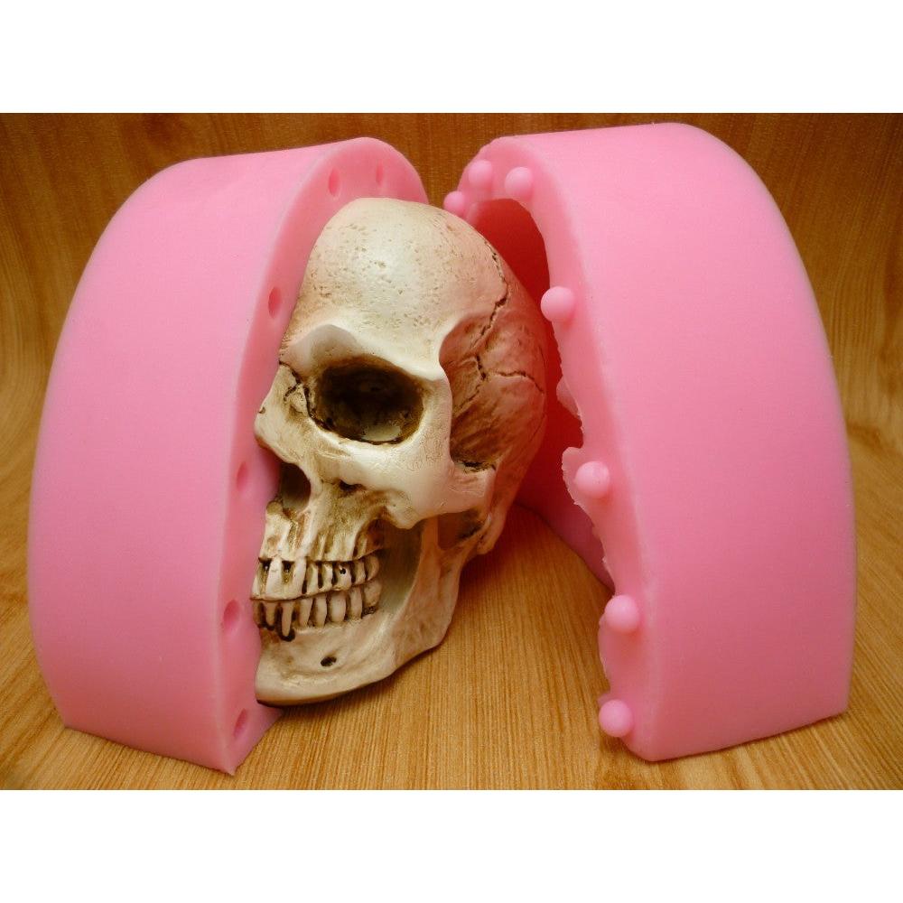 Non-Stick 3D Silicone Skull Mold for Baking & Crafts by HitMyNeed