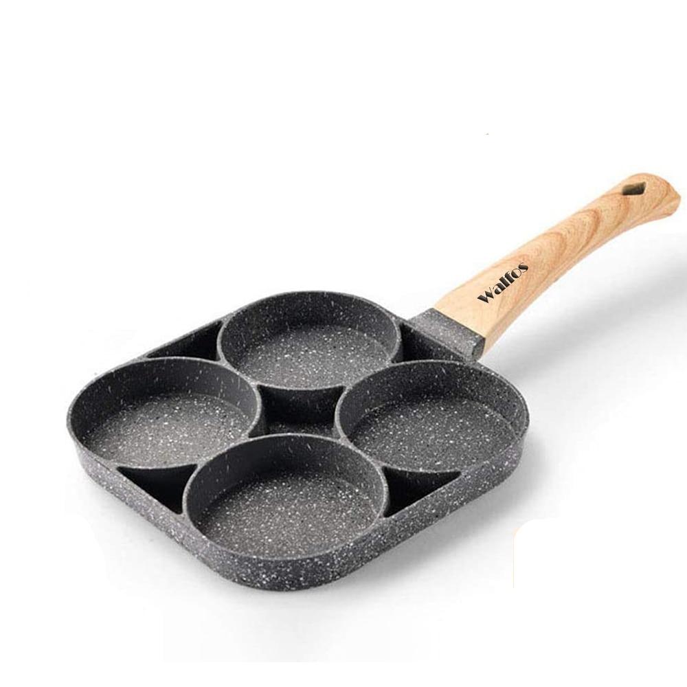 Non Stick 4 Hole Induction Pancake & Egg Pan by HitMyNeed