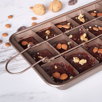 Non Stick All Corner Brownie Pan with Divider by HitMyNeed