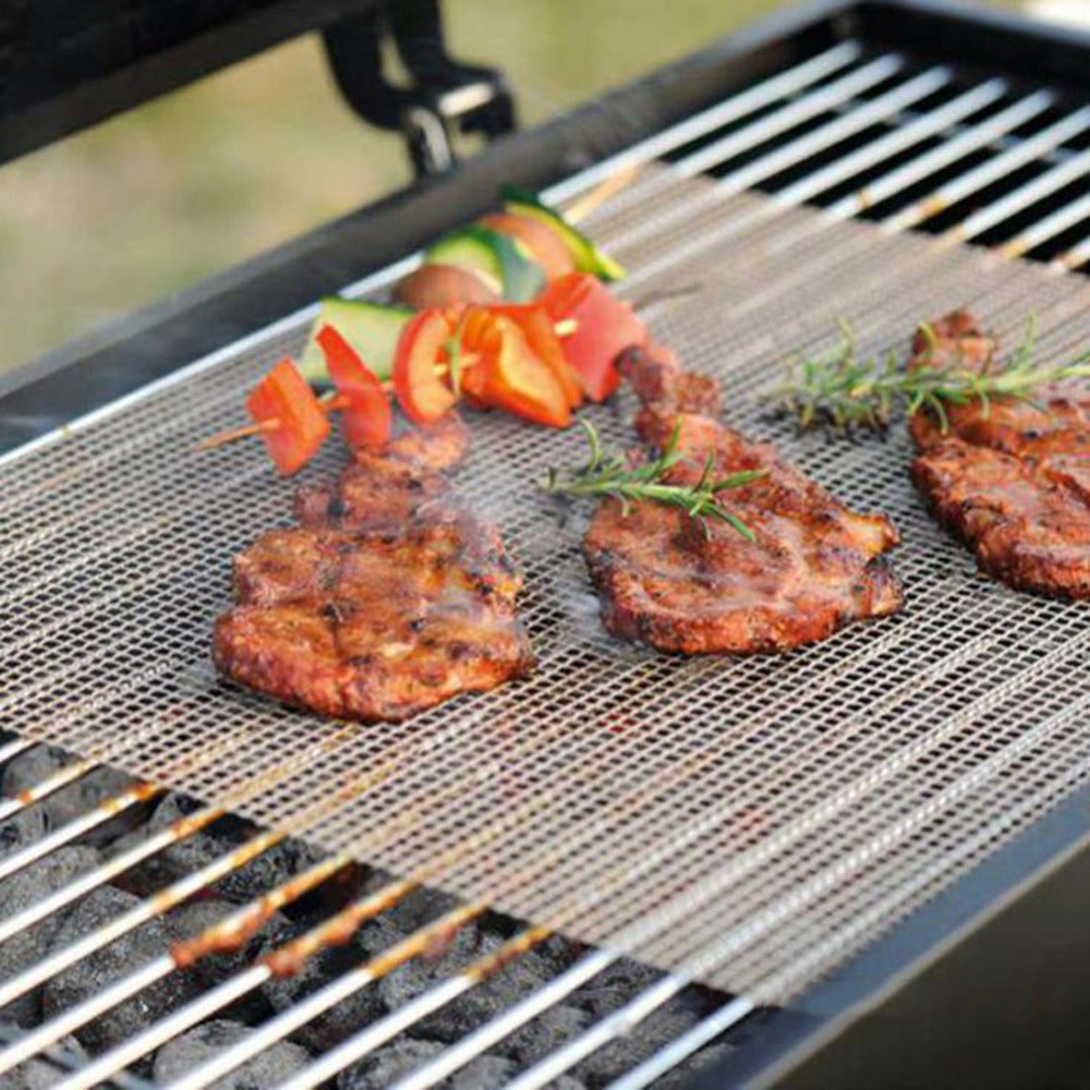 Non-Stick BBQ Grill Mat 36 x 42 cm by HitMyNeed