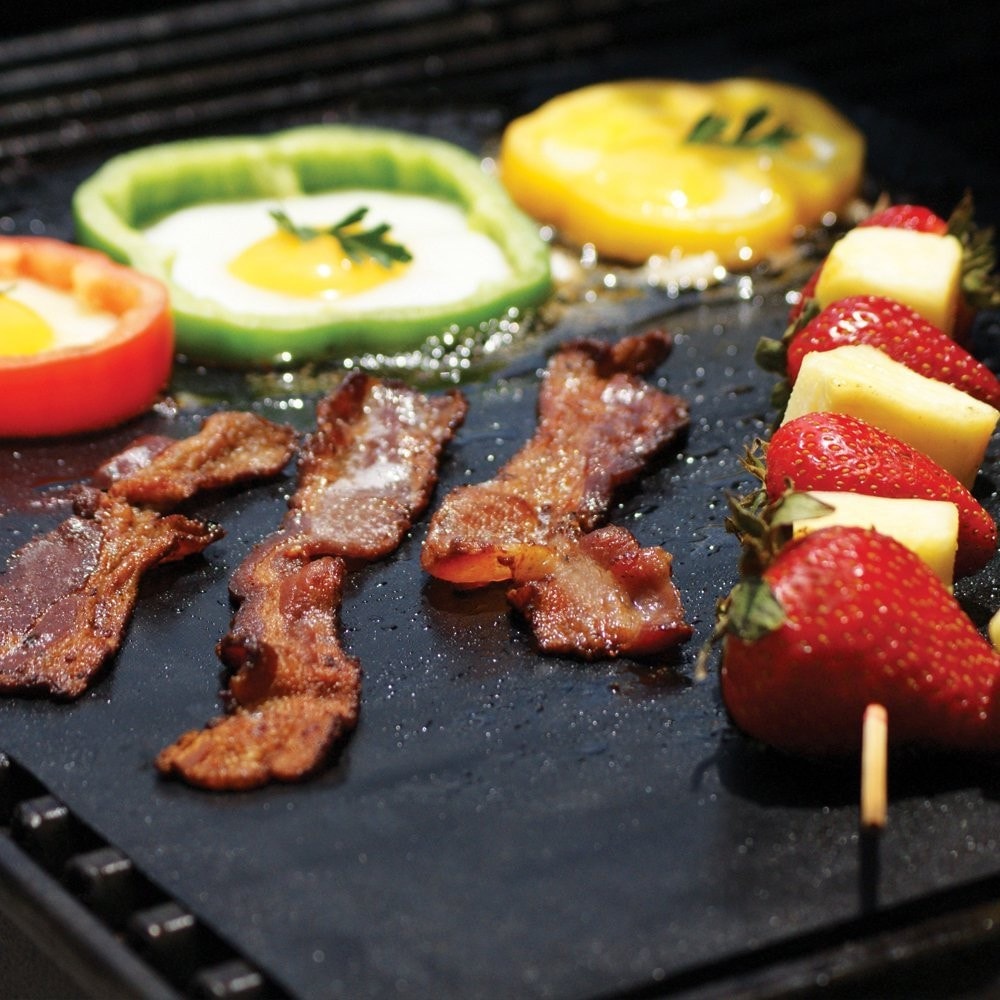 Non-Stick BBQ Grill Mats (Set of 2) by HitMyNeed