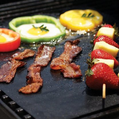 Non-Stick BBQ Grill Mats (Set of 2) by HitMyNeed