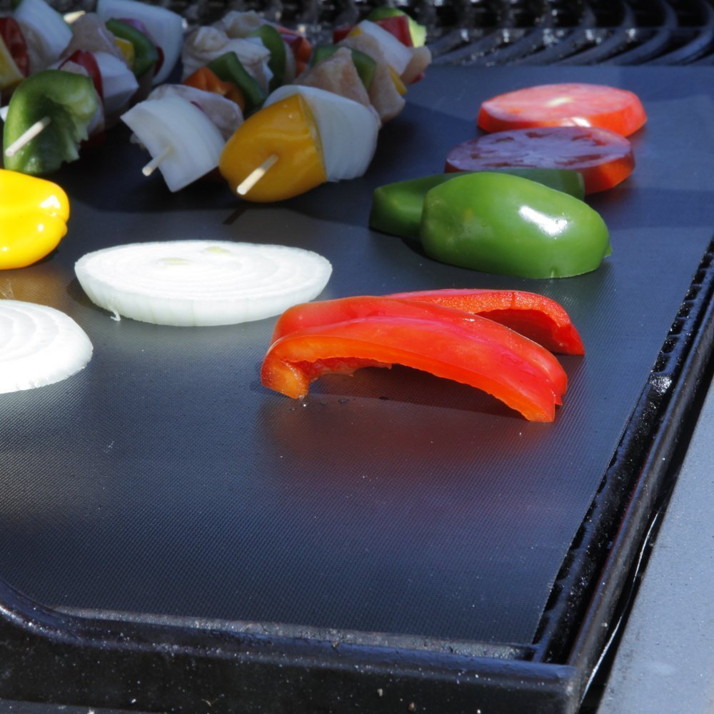 Non-Stick BBQ Grill Mats (Set of 2) by HitMyNeed