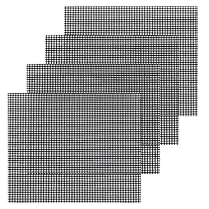 Non-Stick BBQ Grill Mesh Net Mats (Set of 4) by HitMyNeed