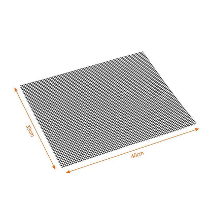 Non-Stick BBQ Grill Mesh Net Mats (Set of 4) by HitMyNeed