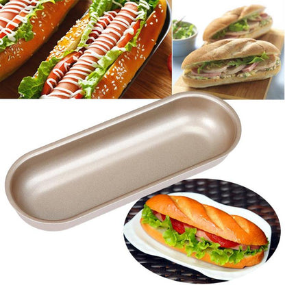 Non Stick Carbon Steel Hot Dog Bun Pan by HitMyNeed
