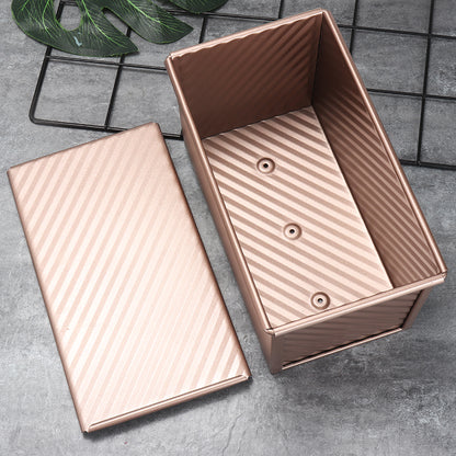 Non Stick Carbon Steel Loaf Pan with Cover by HitMyNeed