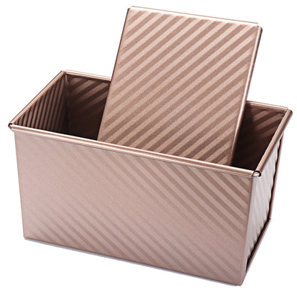 Non Stick Carbon Steel Loaf Pan with Cover by HitMyNeed