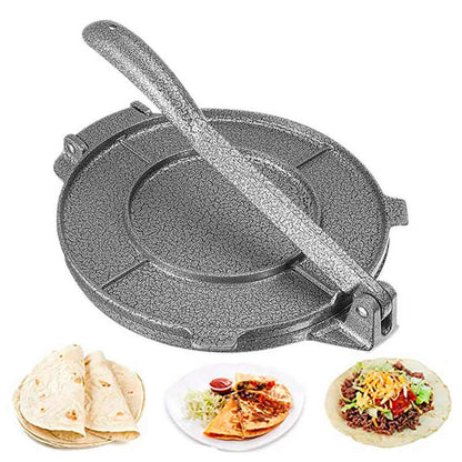Non Stick Cast Iron Tortilla Press 16.5cm by HitMyNeed