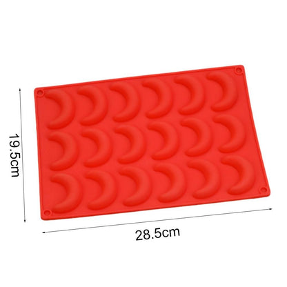 Non Stick Crescent Moon Silicone Baking Mold by HitMyNeed