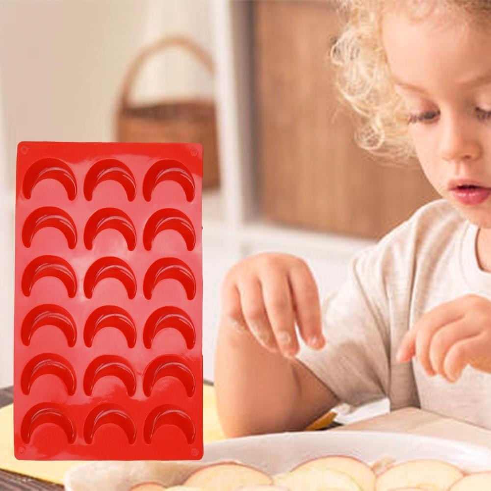 Non Stick Crescent Moon Silicone Baking Mold by HitMyNeed