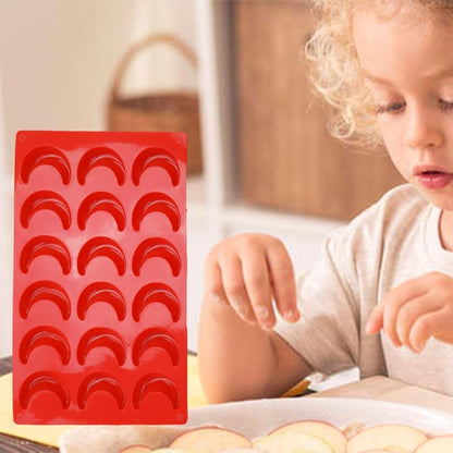 Non Stick Crescent Moon Silicone Baking Mold by HitMyNeed