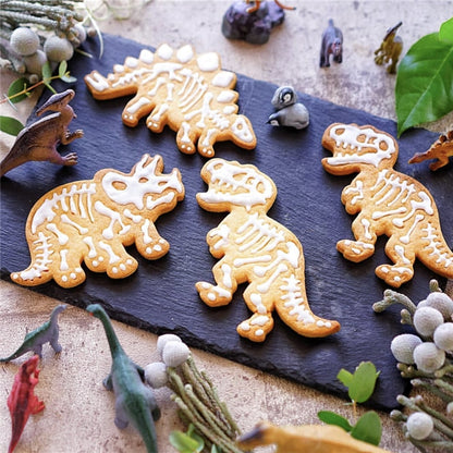 Non-Stick Dinosaur Fondant Cutters Set (3 pcs) by HitMyNeed