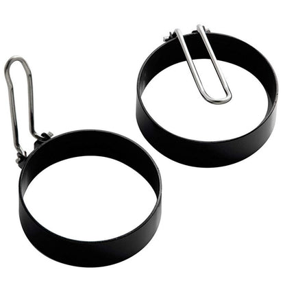 Non-Stick Egg Ring Mold with Foldable Handle by HitMyNeed