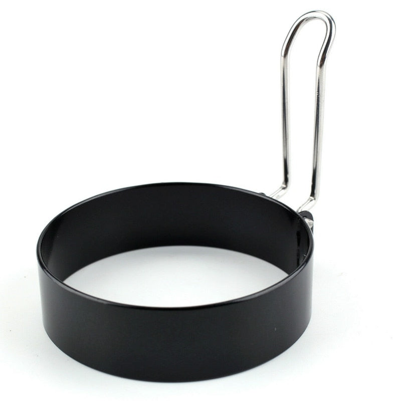 Non-Stick Egg Ring Mold with Foldable Handle by HitMyNeed