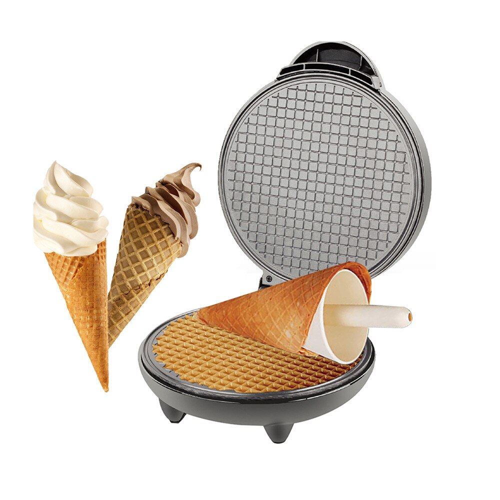 Non Stick Electric Waffle Cone Maker 1200W by HitMyNeed