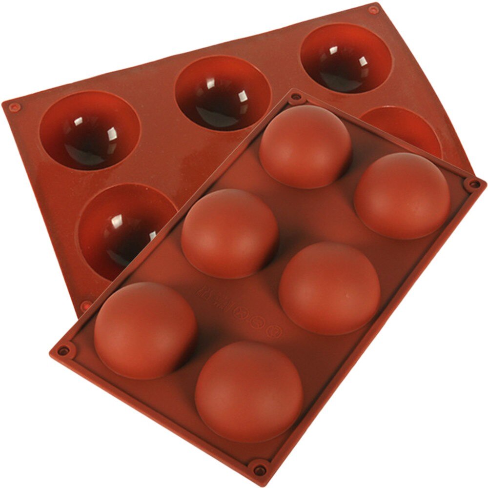 Non Stick Half Sphere Silicone Molds Set (3 Pcs) by HitMyNeed